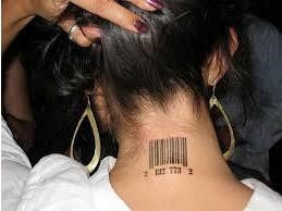 traffickingbarcode Image of Bar Code Tattoo
